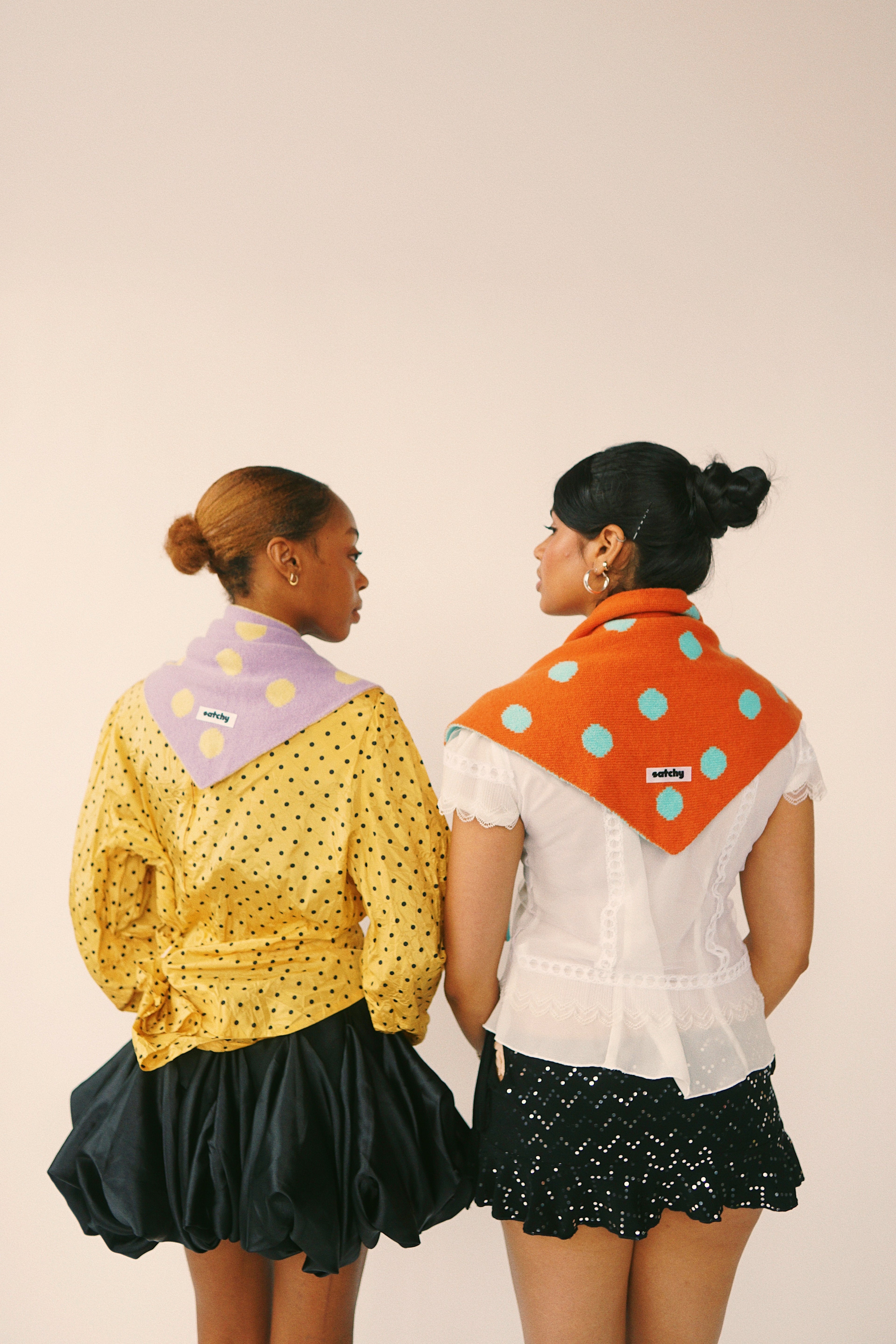 The Chakr Scarf - Purple & Butter Yellow