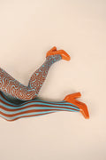 Ulta Pulta Tights - Blue & Brown
