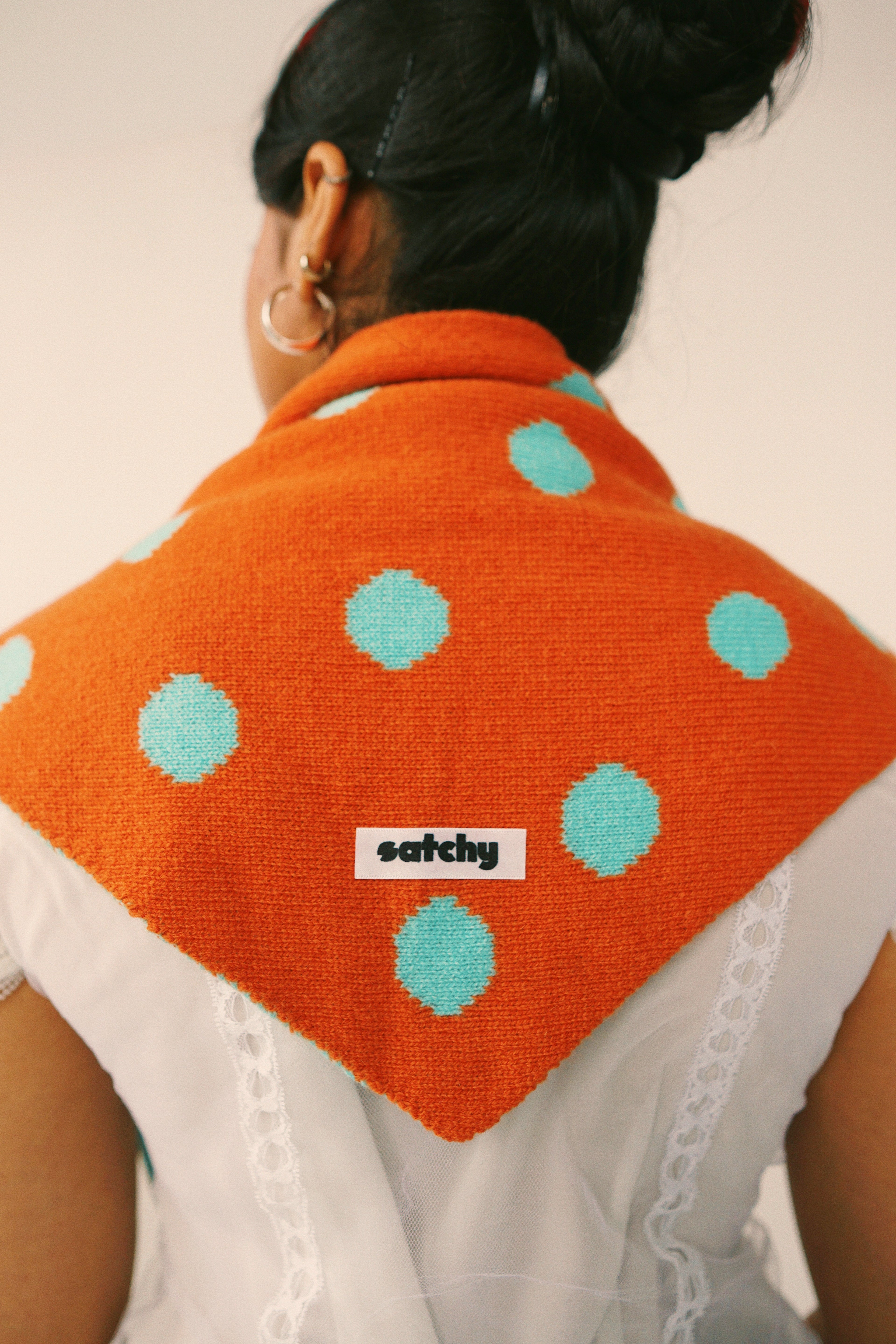 The Chakr Scarf - Terracotta & Teal