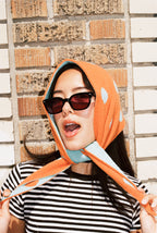 The Chakr Scarf - Terracotta & Teal
