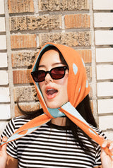 The Chakr Scarf - Terracotta & Teal